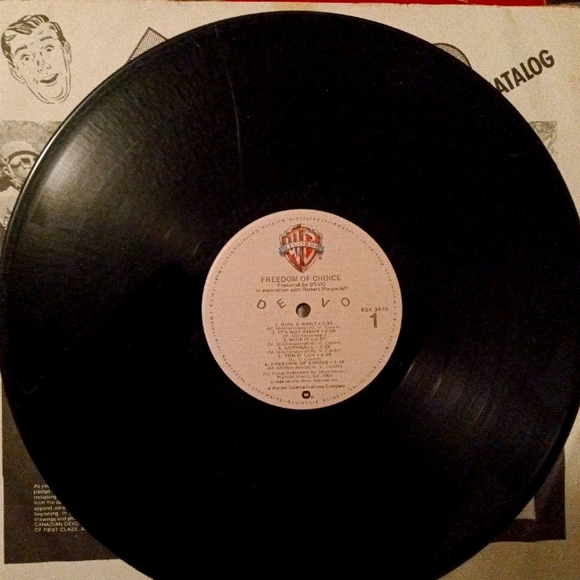 Devo Freedom of Choice Limited Edition Club Version LP 1st Pressing - Picture 6 of 9